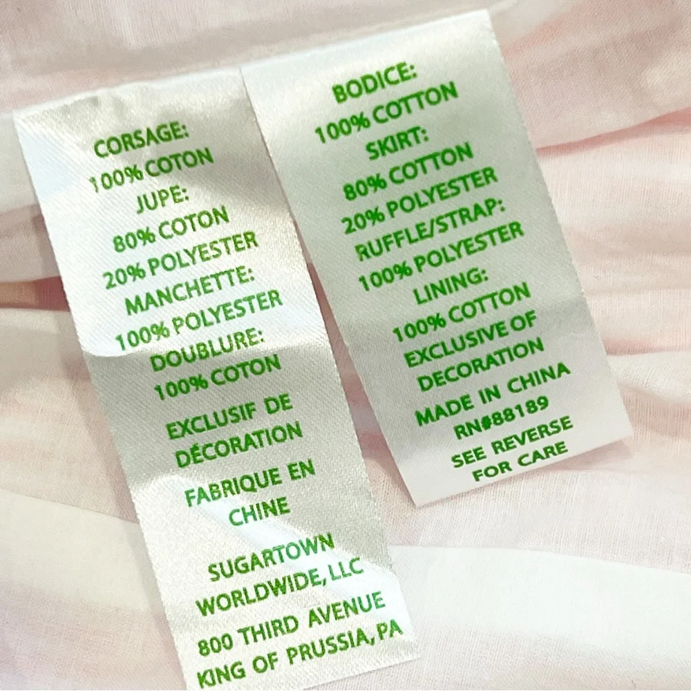 Lilly Pulitzer Maya Shift Dress Pink Tropics Seersucker Eyelet Ruffled Lace Sz 0 - Picture 10 of 10